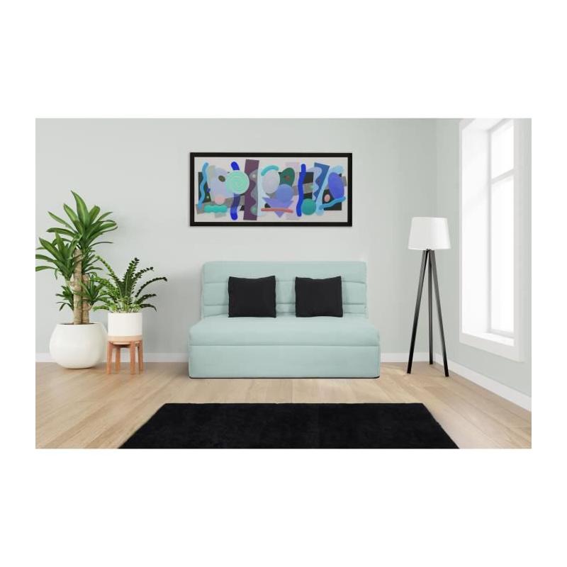 Banquette BZ 2 places Vert - Confort et Style pour Rêveurs