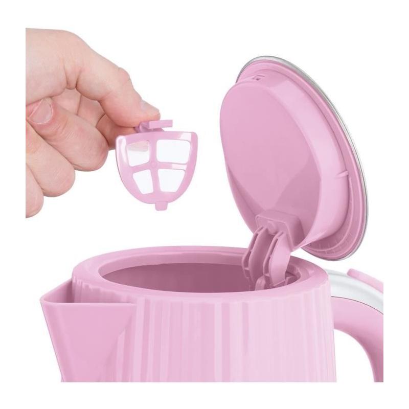 Bouilloire électrique RUSSELL HOBBS EDEN 2400 W - 1,7 L - Framboise