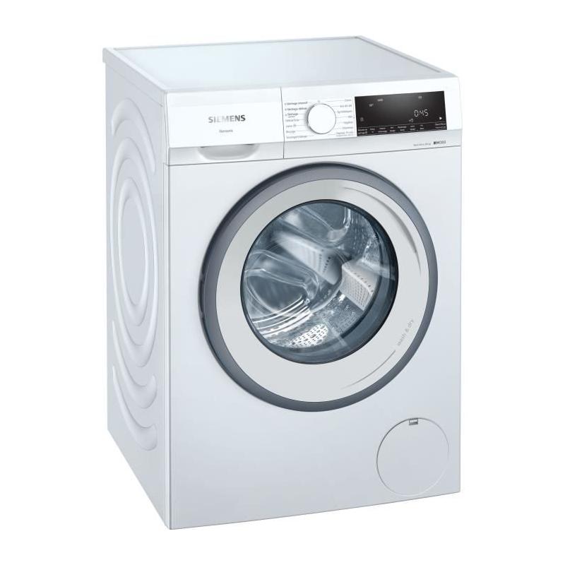 Siemens iQ300 WN34A100FF machine à laver avec sèche linge Pose libre Charge avant Blanc E