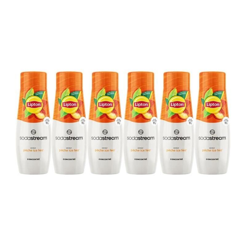 Concentrés Sodastream - Lot de 6 Lipton Ice Tea - Jusqu'à 54L - 440ml