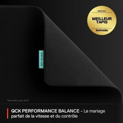 Tapis de souris gaming SteelSeries QcK Performance XL : Équilibre parfait