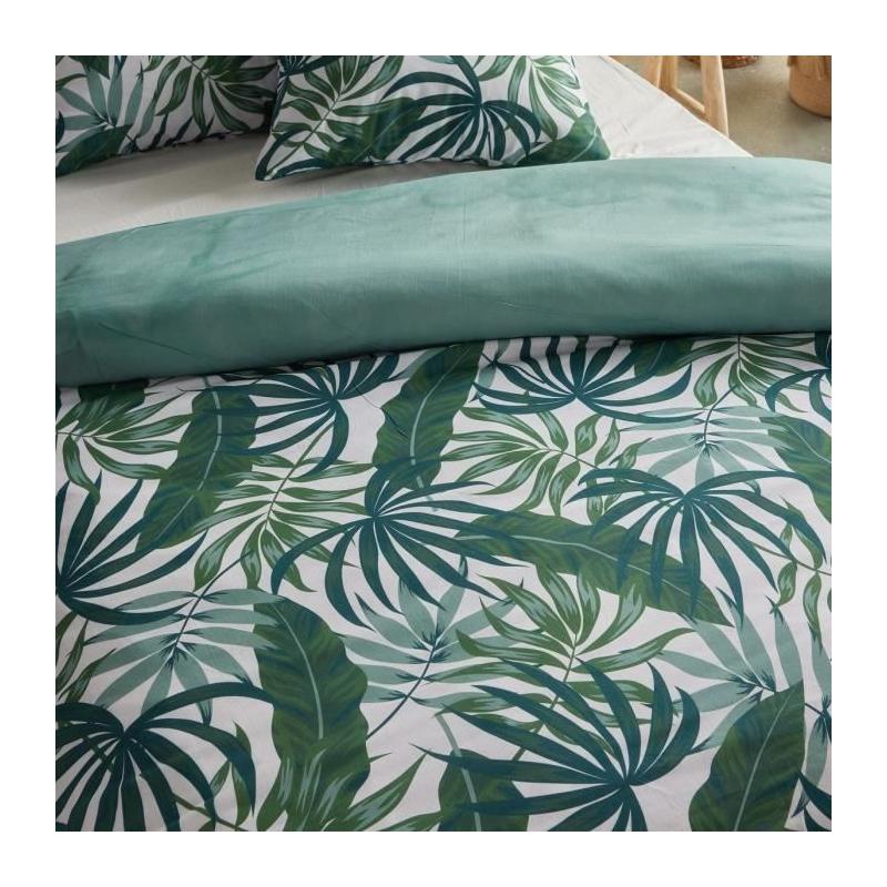 Parure de lit TODAY Crazy - Imprimé Jungle - Vert - 220x240cm