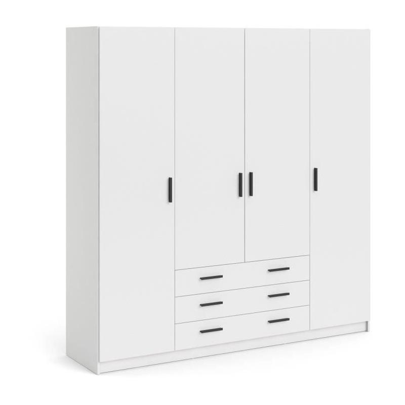 Armoire VEGA - Spacieuse et élégante pour chambre - Livraison rapide