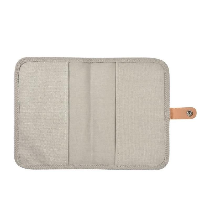 Protège Carnet de Santé BÉABA - Gris Perle