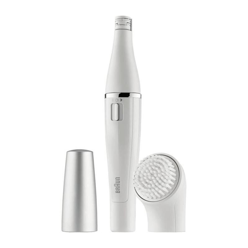 Épilateur électrique et brosse nettoyante visage Braun FaceSpa 810 - Pour une peau douce et impeccable