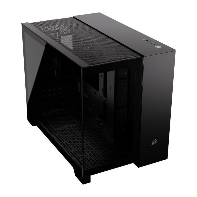Boîtier PC CORSAIR 2500X : Design Dual Chamber & Verre Trempé - Noir