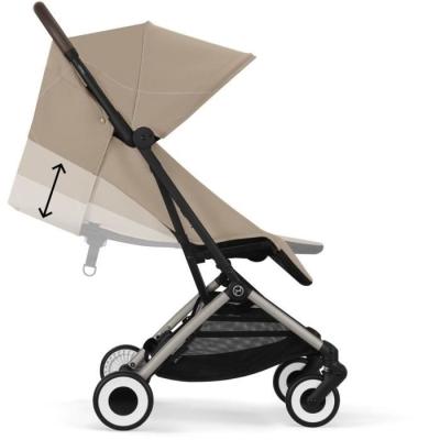 Poussette ultra compacte et confortable CYBEX - ORFEO - Beige Amande