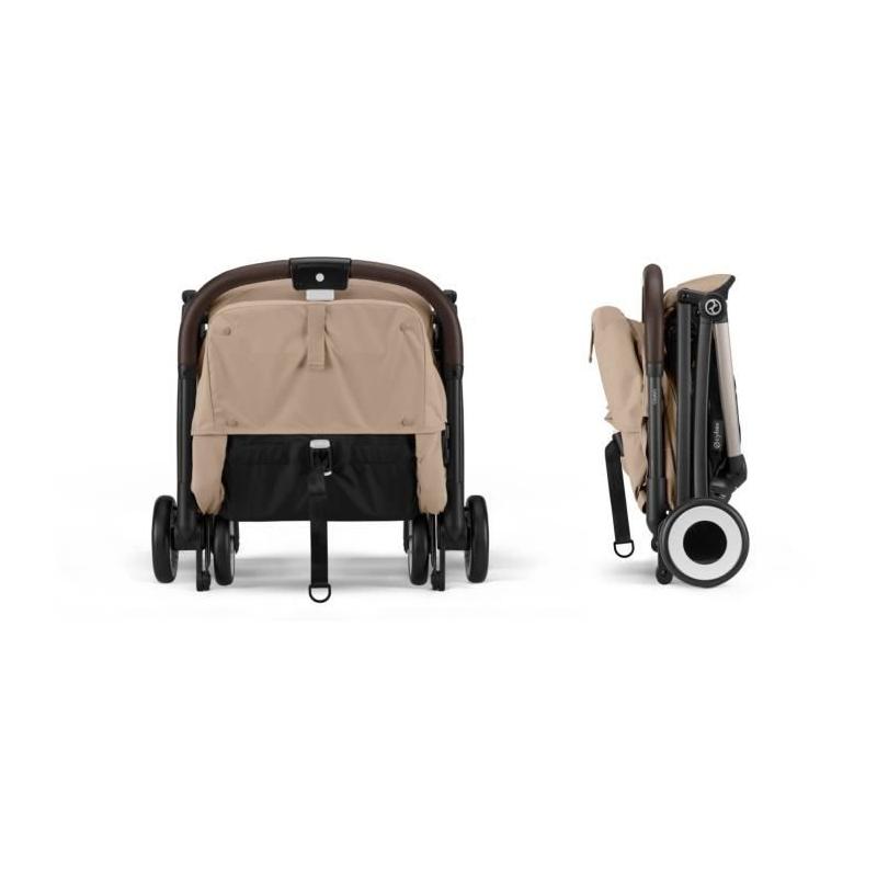 Poussette ultra compacte et confortable CYBEX - ORFEO - Beige Amande