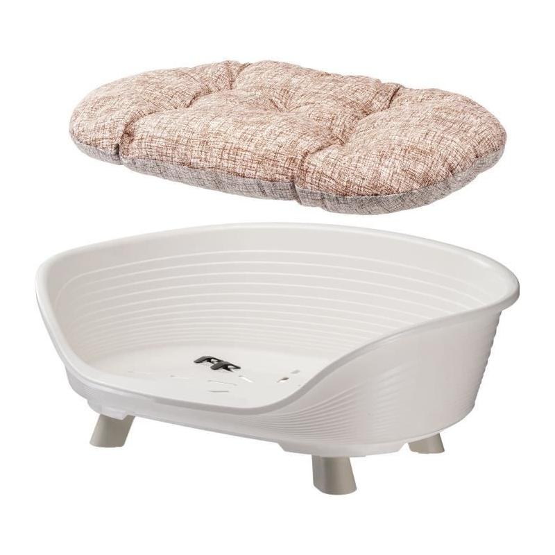 Corbeille FERPLAST THRONE 6 Blanc - Confort et élégance