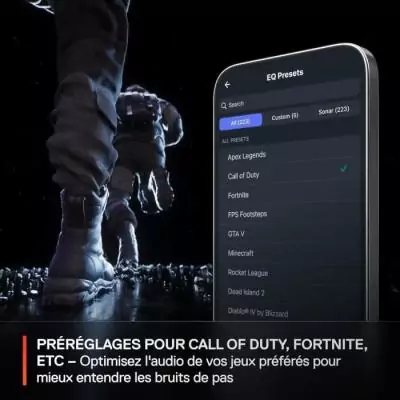 Casque gaming sans fil - STEELSERIES - Arctis Nova 3PW - Autonomie 40h - Connexion 2,4 GHz - Bluetooth