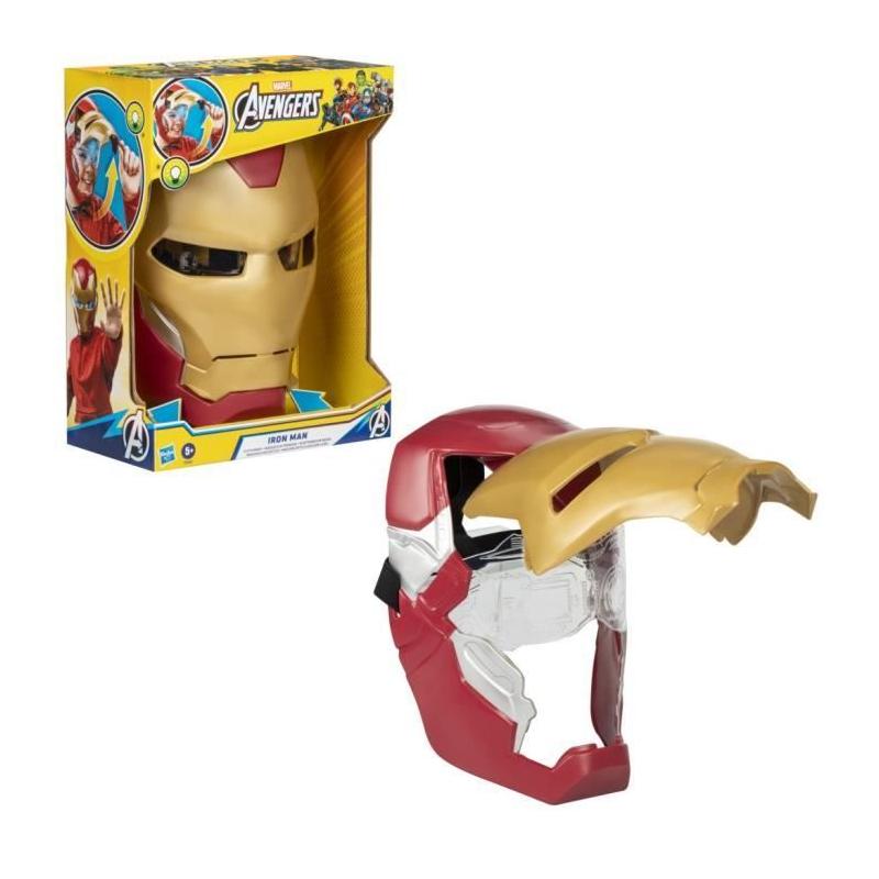 Masque électronique d'Iron Man avec visière mobile et effets lumineux !