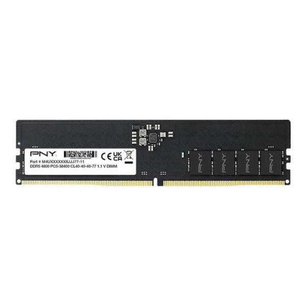 Mémoire DDR5 - PNY - PERFORMANCE - 8 Go - 4800 MHz - Énergie réduite - Performances améliorées