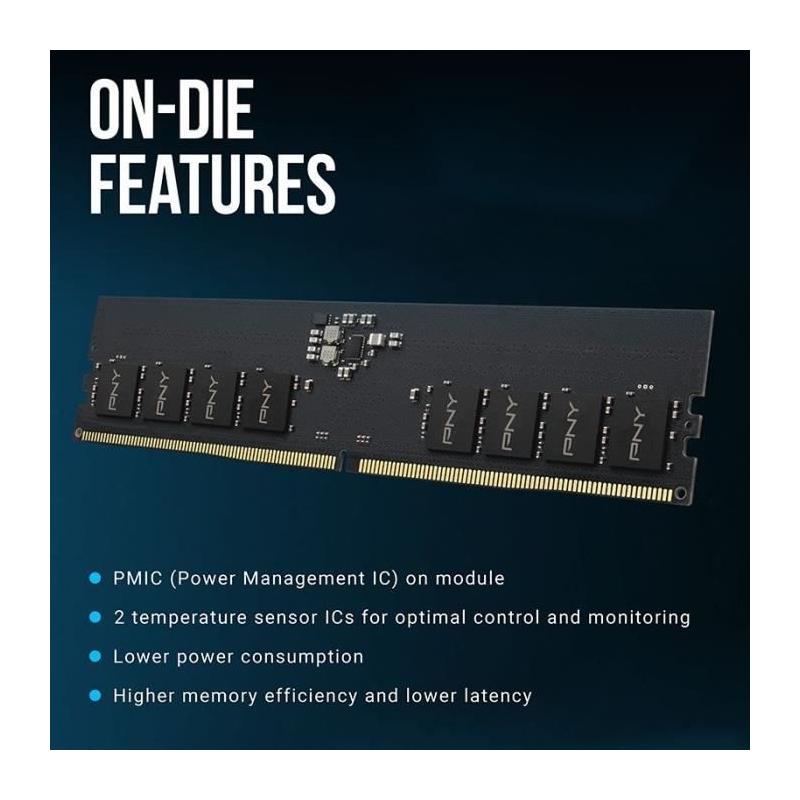 Mémoire PNY DDR5 - 8GB - 4800MHz | Performances Exceptionnelles