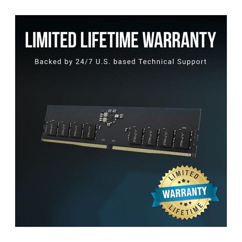 PNY Mémoire DDR5 16GB 4800MHz - Performances Ultimes