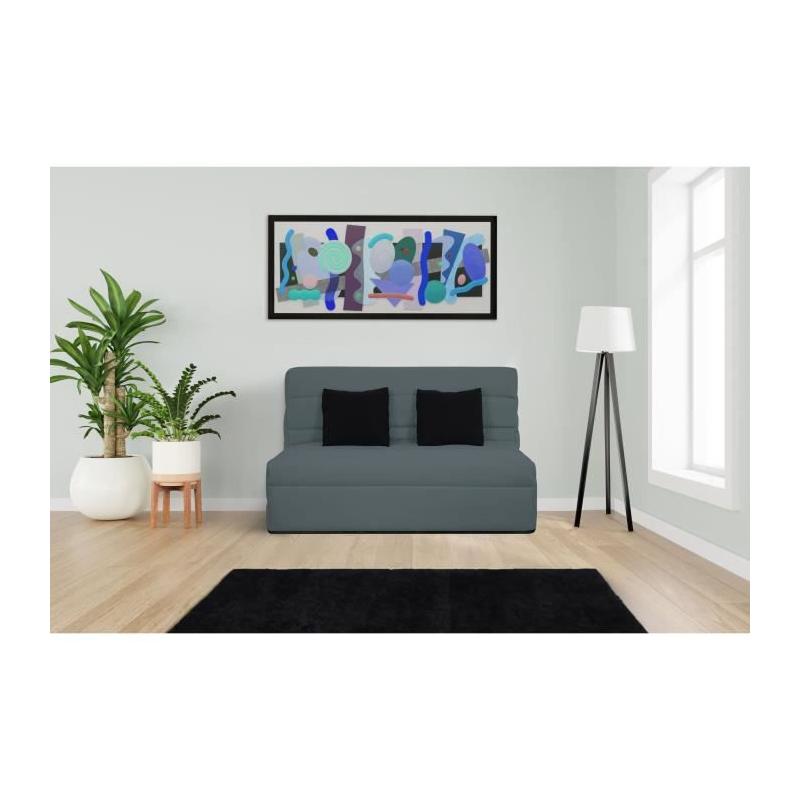 Banquette BZ 2 places Gris - Compact et confortable