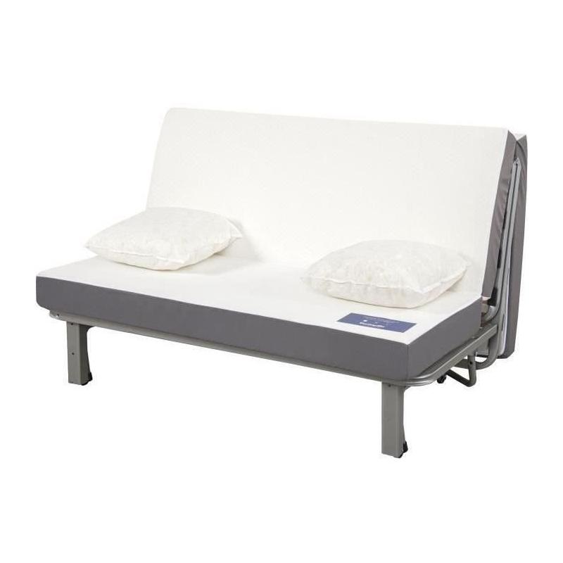 Banquette BZ 2 places Gris - Compact et confortable