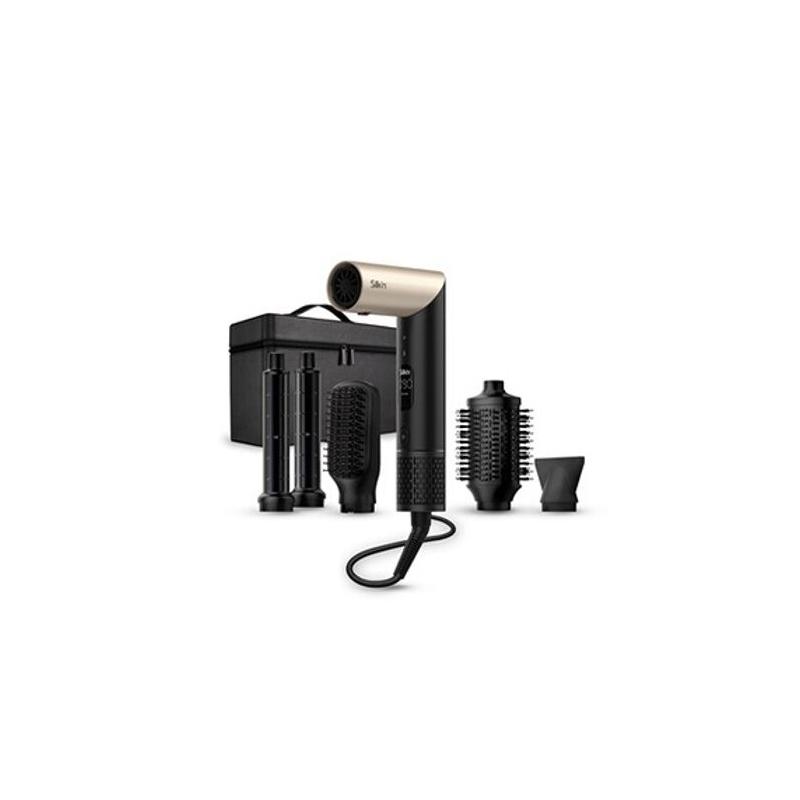 Sèche-cheveux Silk'n Silky Air Flex Noir-Or - 110000 tours/min - 5 accessoires