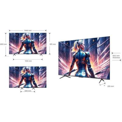 TV QLED 65'' 4K 144Hz HDR10+ Google TV - 4xHDMI 2.1