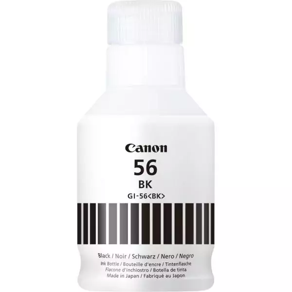 Bouteille d'encre - CANON - GI-56BK - Noir - Compatibilité MAXIFY GX - (4412C001)