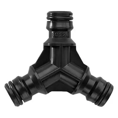 Connecteur robuste 3 voies pour arrosage - Dimensions: 27,7x16,1x2,6 cm