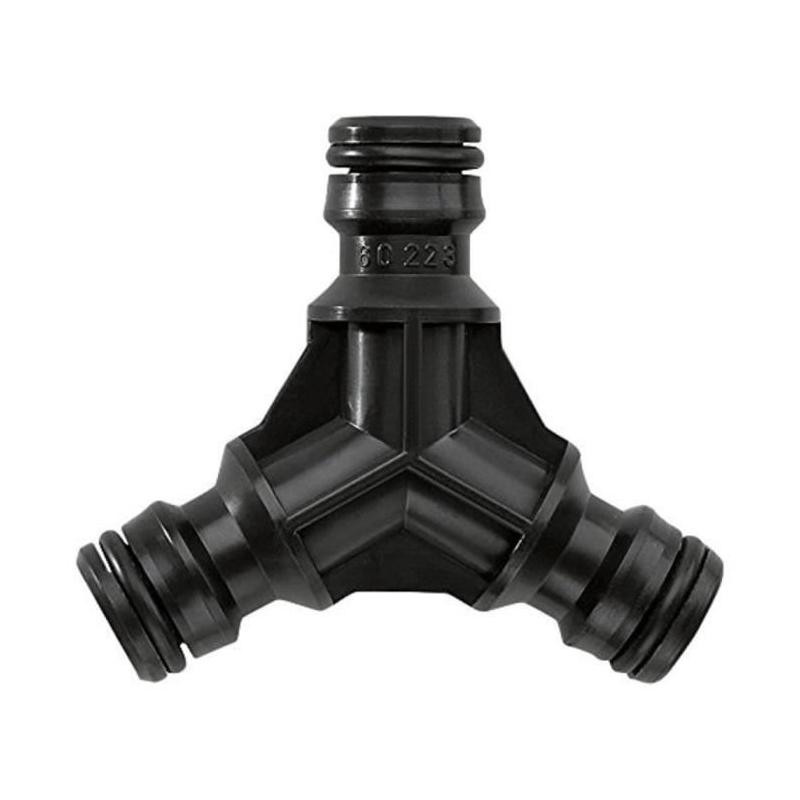 Connecteur robuste 3 voies pour arrosage - Dimensions: 27,7x16,1x2,6 cm