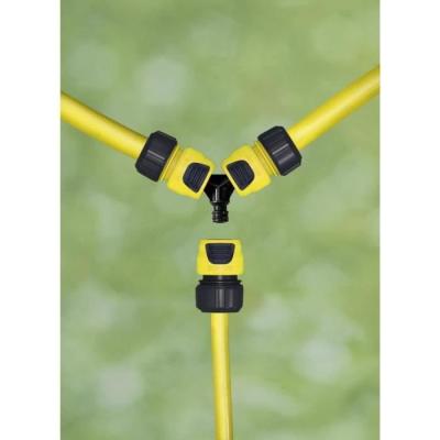 Connecteur robuste 3 voies pour arrosage - Dimensions: 27,7x16,1x2,6 cm