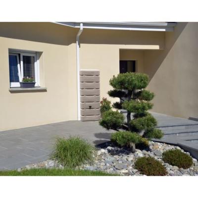 Récupérateur d'eau BELLI Dune 320L Anthracite - Kit complet