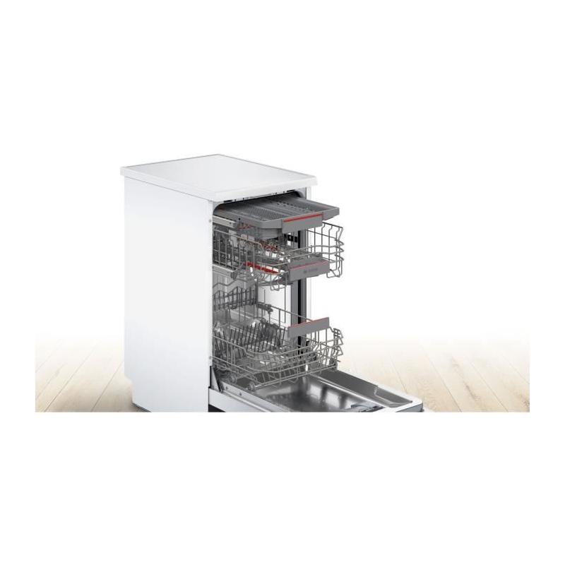 Lave-vaisselle BOSCH SPS4EMW24E - 10 couverts - Induction - Blanc