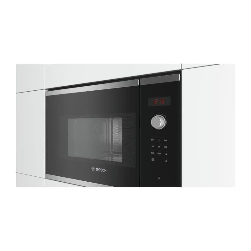 Micro-ondes encastrable BOSCH SER4 - 20 L - Inox