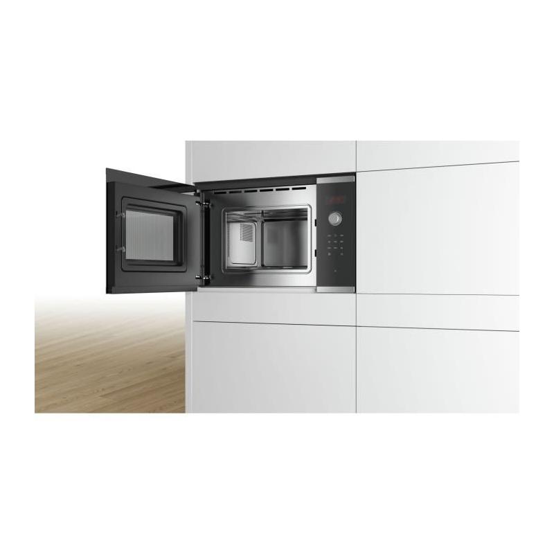 Micro-ondes encastrable BOSCH SER4 - 20 L - Inox