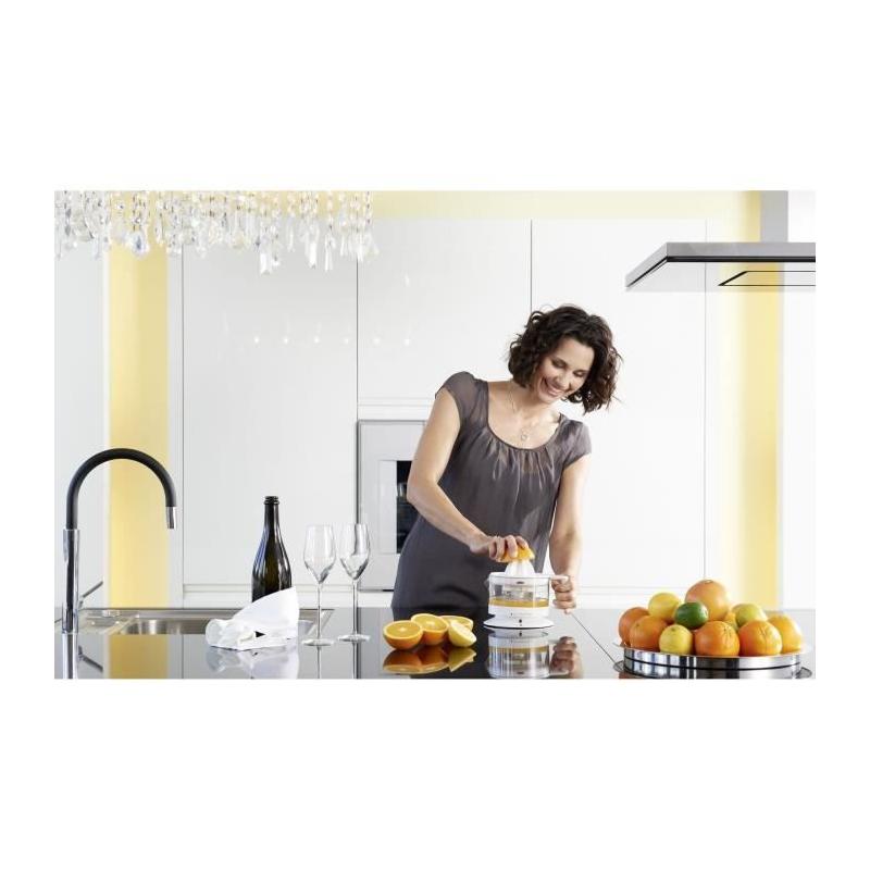 Presse-agrumes Braun CJ3000WH blanc - Compact et performant