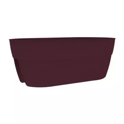 Jardinière Cavaliere Osaka 19,5 L - EDA - Rouge bourgogne - pour Balcons et Rambardes Jardinière Cavaliere Osaka 19,5 L - EDA - Rouge bourgogne - pour Balcons et Rambardes