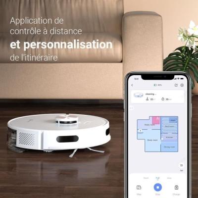 Aspirateur Robot EZVIZ RE5: Puissance 4000 Pa, Navigation LIDAR