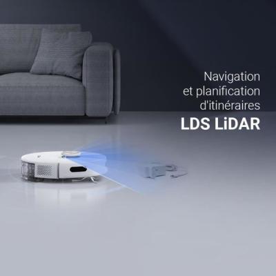 Aspirateur Robot EZVIZ RE5: Puissance 4000 Pa, Navigation LIDAR