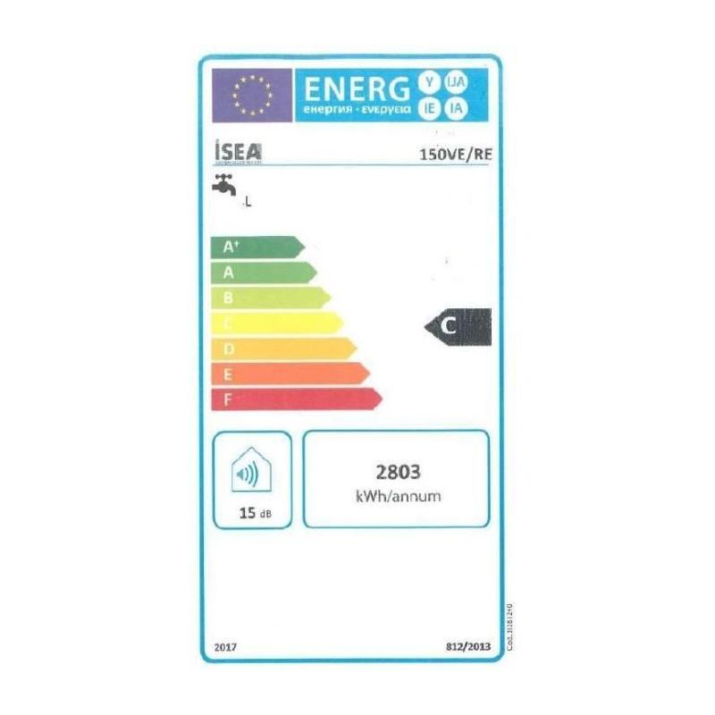 Chauffe-Eau Electrique Vertical Swing ISEA - 150L | Compact et Performant