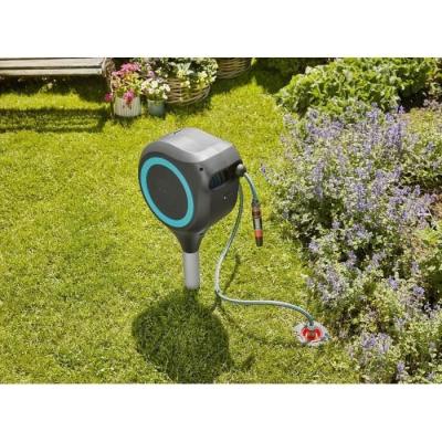 Dévidoir automatique sur pic RollUp S 15 m - GARDENA - Facilité d'enroulement