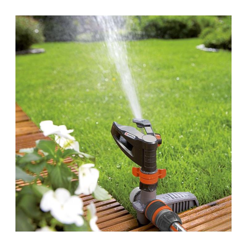 Arroseur-canon sur pic Comfort GARDENA - Jardin XL - Portée 12.5m