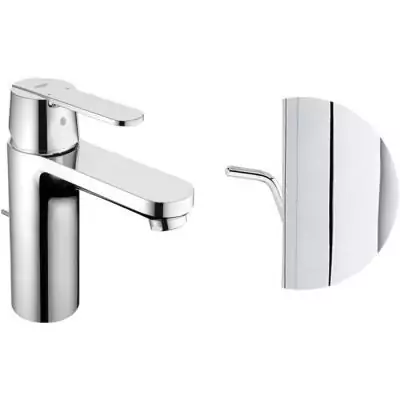 Robinet lavabo GROHE Get avec tirette de vidage et mousseur économie d'eau