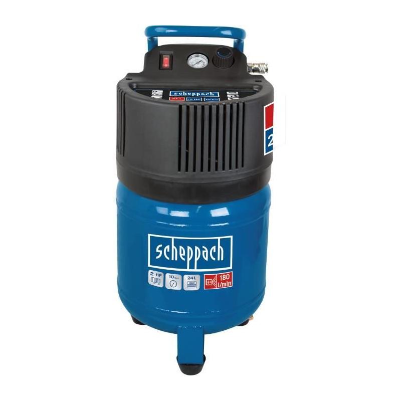 Compresseur d'air vertical Scheppach HC24V - Compact et puissant!