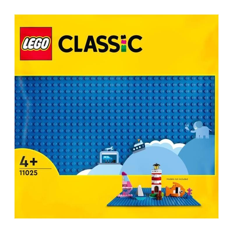LEGO 11025 Classic La Plaque De Construction Bleue 32x32 - Base pour Construire et Exposer