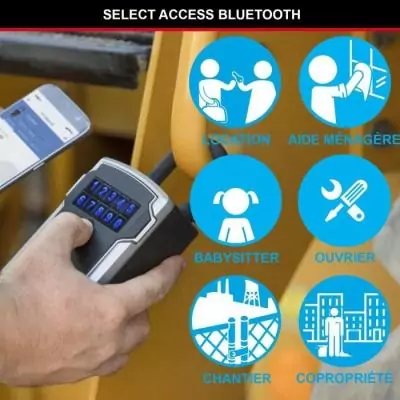 Boîte à Clé Connectée Master Lock - Bluetooth ou Combinaison - Sécurité COFFRE FORT