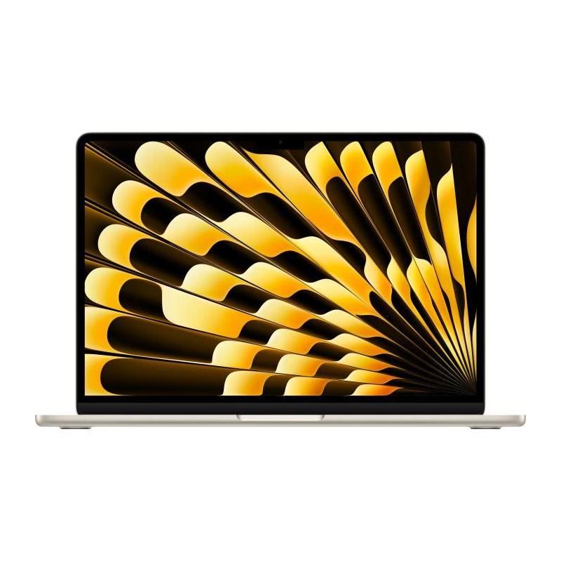 MacBook Air M4 (2025) 13,6" - RAM 24Go - Stockage 512Go - CPU/GPU 10 cœurs - Lumiere Stellaire