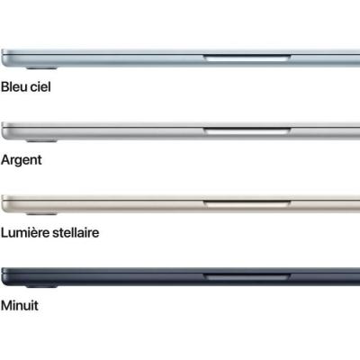 MacBook Air M4 (2025) 13,6" - RAM 24Go - Stockage 512Go - CPU/GPU 10 cœurs - Lumiere Stellaire