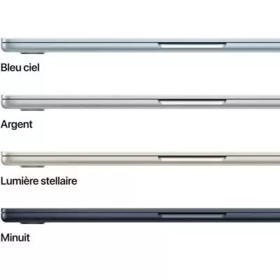 MacBook Air M4 (2025) 13,6" - RAM 24Go - Stockage 512Go - CPU/GPU 10 cœurs - Lumiere Stellaire