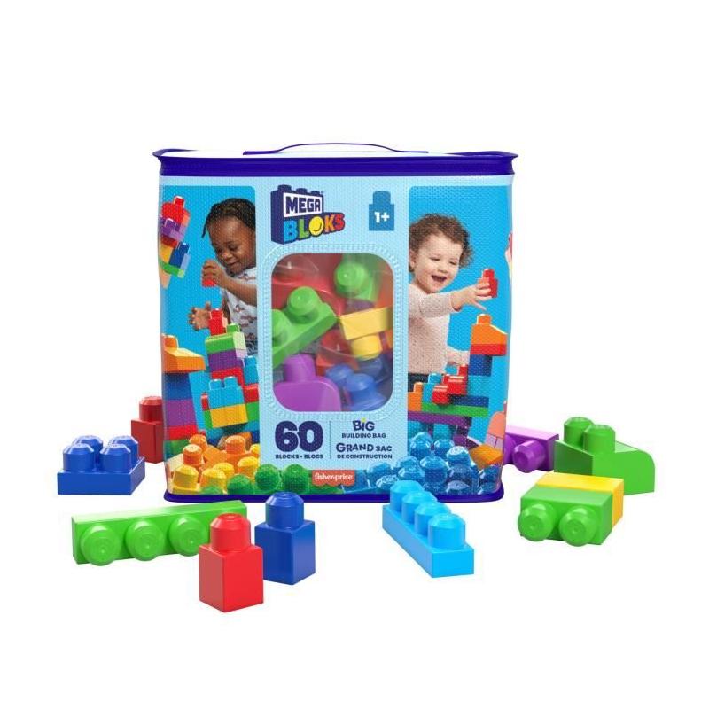 Mega Bloks Sac Medium Classique 60 briques - Jeu de construction compact