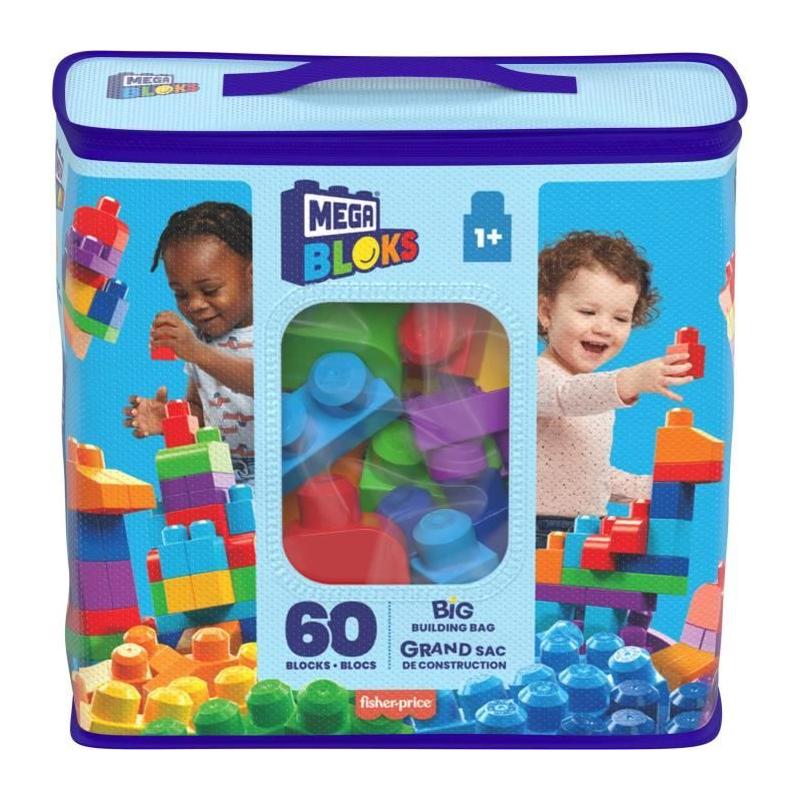 Mega Bloks Sac Medium Classique 60 briques - Jeu de construction compact