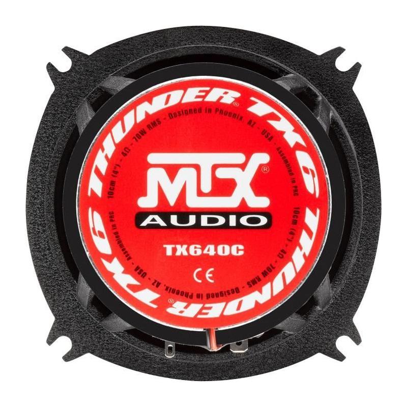 Haut-parleurs voiture MTX TX640C Coaxiaux 10cm 2 voies 70W RMS 