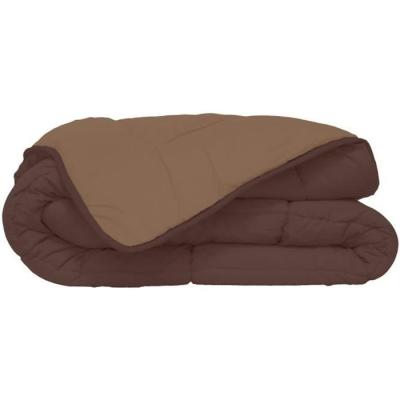 Couette chaude Microfibre 400g/m² Choco & Moka 200x200cm