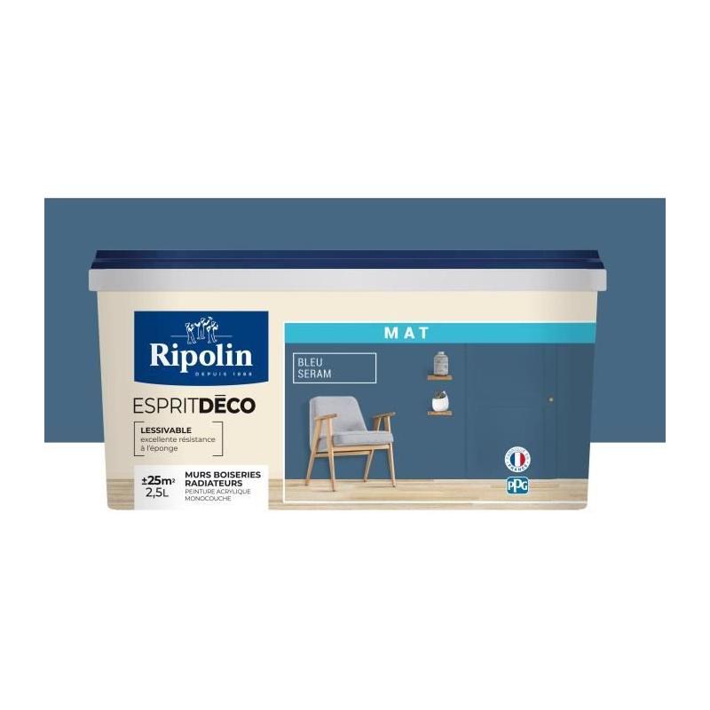 Peinture esprit déco multi-supports RIPOLIN 2,5l - Plus responsable - Made in France