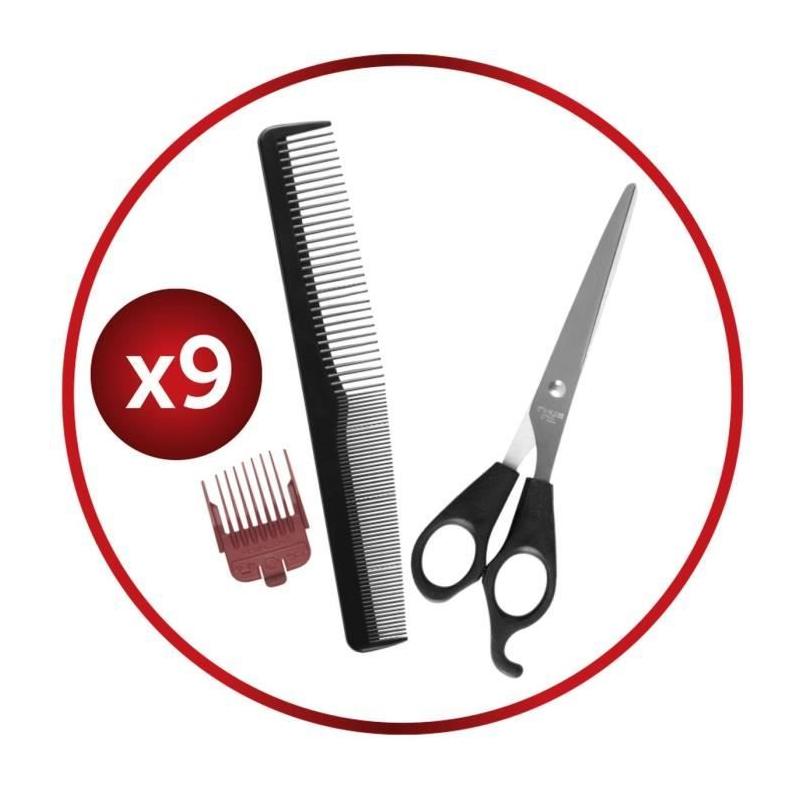 Tondeuse Cheveux REMINGTON HC550 Easy Fade Pro: Coupe sans fil, étanche et guides de coupe variés